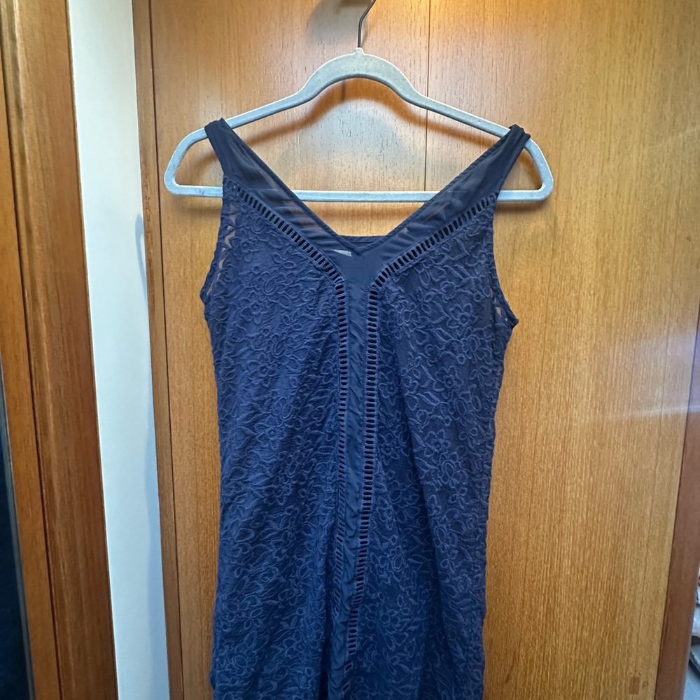 Abercrombie & Fitch Deep Blue Lace Top